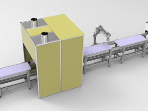 double speed chain assembly line Model 3D