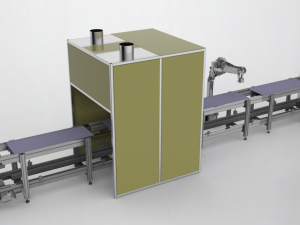double speed chain assembly line 3D Model
