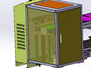 double speed chain assembly line 3D Model