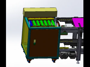 double speed chain assembly line 3D Model