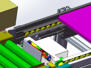 double speed chain assembly line 3D Model
