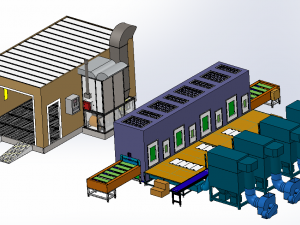 paint spraying equipment set Modelo 3D