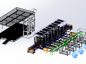 paint spraying equipment set Modelo 3D