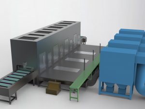 paint spraying equipment set Modelo 3D