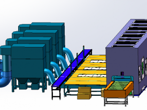 paint spraying equipment set Modelo 3D