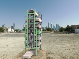 automated three-dimensional garage 3D-Modell