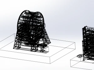 automated three-dimensional garage 3D Model