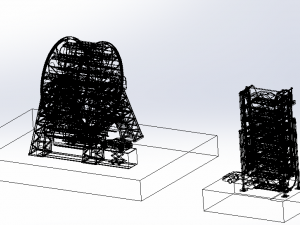 automated three-dimensional garage 3D-Modell