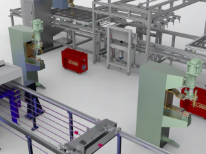 platoon welding machine 3D Model