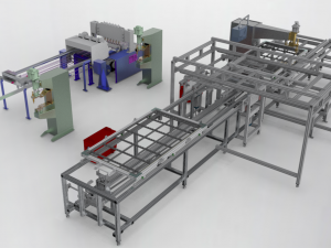 platoon welding machine 3D Model