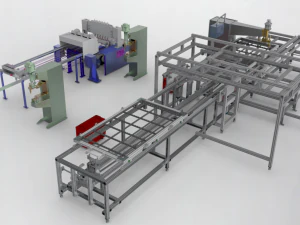 platoon welding machine 3D Model