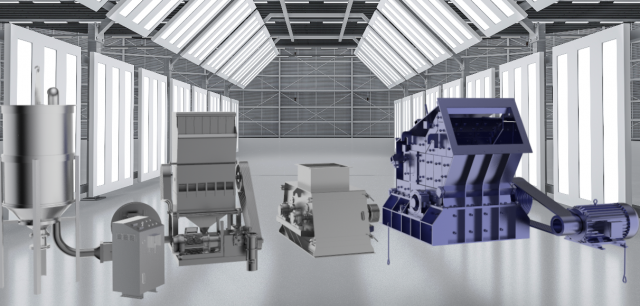 crusher machines 3D 模型 .c4d .max .obj .3ds .fbx .stl .blend 