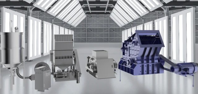 crusher machines 3D Model .c4d .max .obj .3ds .fbx .stl .blend 