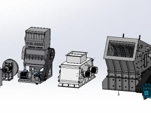 crusher machines 3D Model