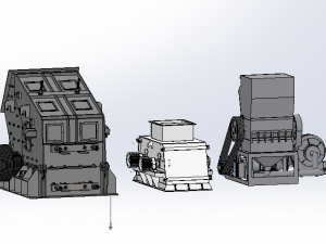 crusher machines 3D 模型