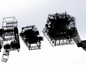 crusher machines 3D Model