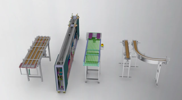 conveyor assembly 3D Model .c4d .max .obj .3ds .fbx .stl .blend 