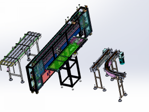 conveyor assembly 3D मॉडल