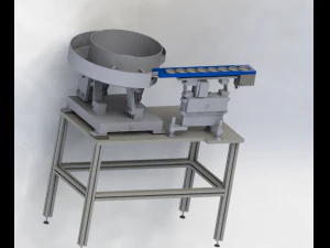 vibration plate feeding mechanism 3D Model