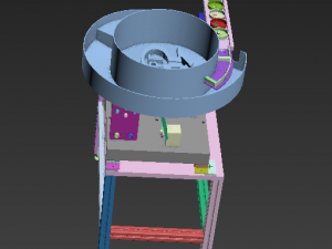 vibration plate feeding mechanism 3D Модель