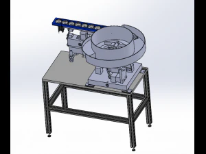 vibration plate feeding mechanism 3D Model