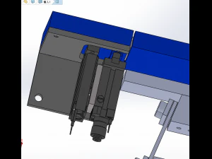 vibration plate feeding mechanism 3D Model