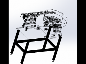 vibration plate feeding mechanism 3D Модель