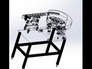 vibration plate feeding mechanism 3D Model