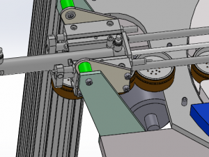 the rotary plate feeding and unloading device 3D Model