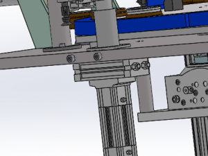 the rotary plate feeding and unloading device 3D Model