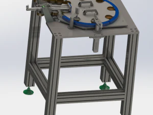 the rotary plate feeding and unloading device 3D Model