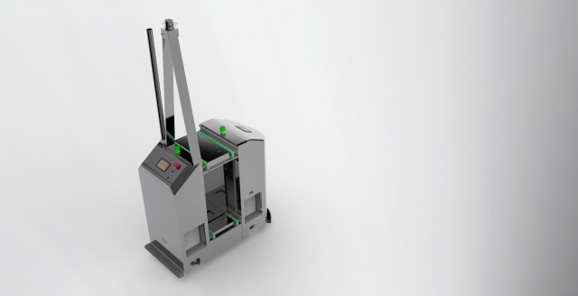 agv car carrier loader 3D Модель .c4d .max .obj .3ds .fbx .stl .blend 