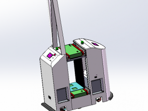 agv car carrier loader 3D Модель
