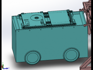 rotating platform agv Model 3D