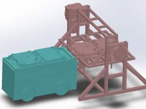 rotating platform agv Model 3D