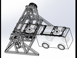 rotating platform agv Model 3D