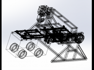 rotating platform agv Model 3D