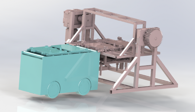 rotating platform agv Model 3D .c4d .max .obj .3ds .fbx .stl .blend 