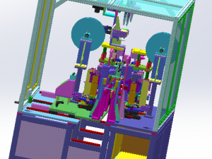flexible circuit board thermoforming machine Modello 3D