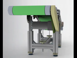 height and angle adjustable conveyor 3D Model