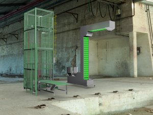 z chain conveyor assembly Model 3D