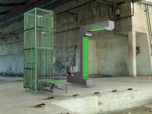 जेड चेन कन्वेयर असेंबली 3D मॉडल