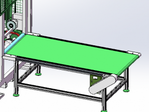 z chain conveyor assembly Model 3D