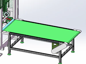 z chain conveyor assembly 3D Model