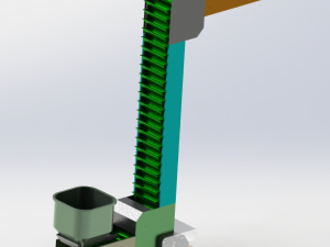 z chain conveyor assembly Model 3D