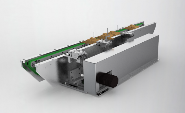 electric and manual integral width adjustable double belt assembly line 3D Модель .c4d .max .obj .3ds .fbx .stl .blend 