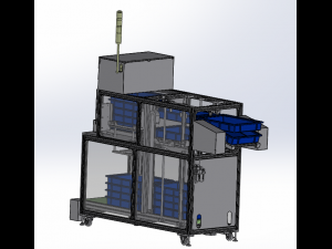 stacking box feeding machine 3D Model