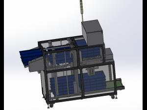 stacking box feeding machine 3D Model