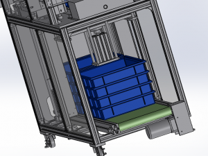 stacking box feeding machine 3D Model