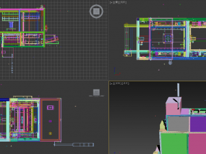 stacking box feeding machine 3D Model
